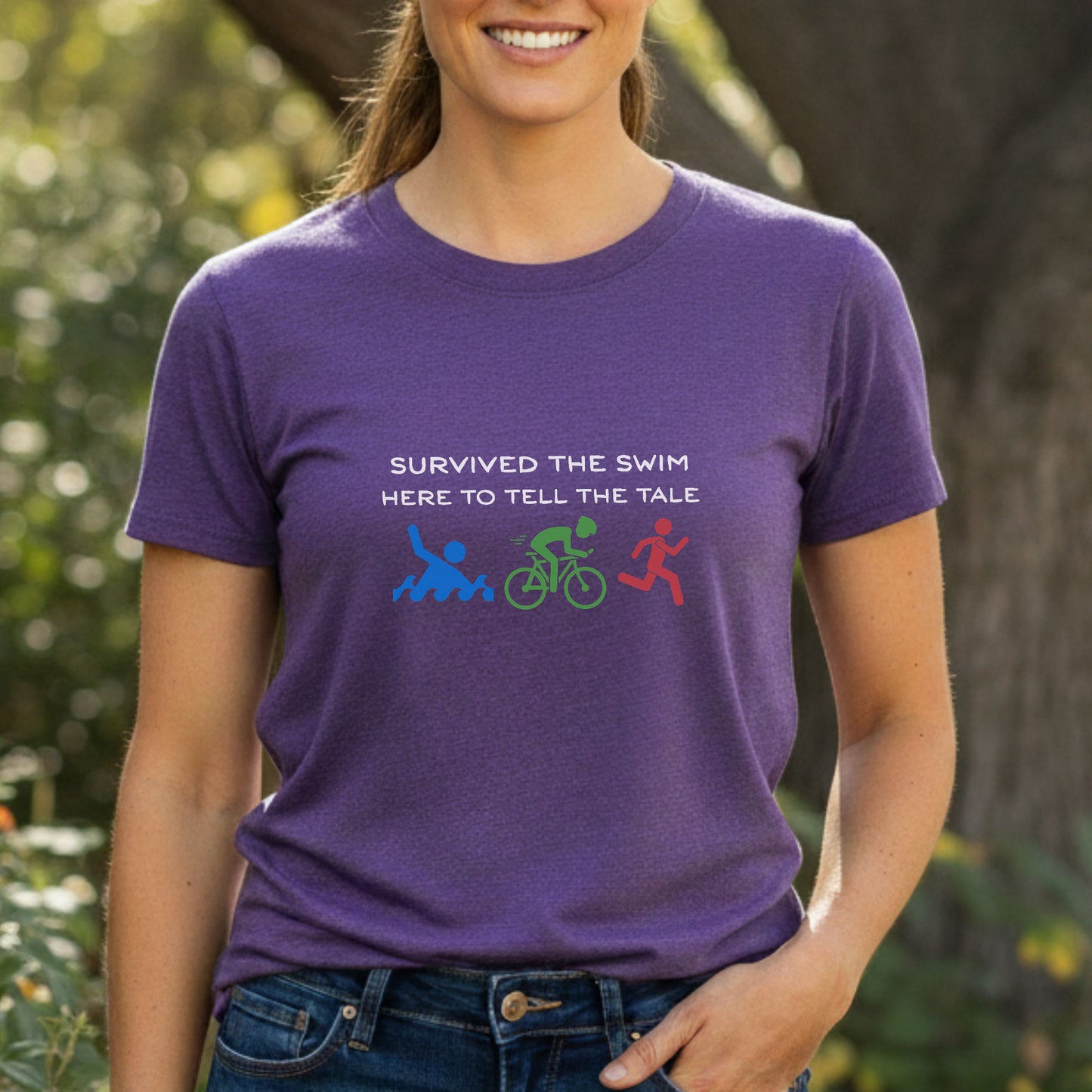 Survived The Swim Tee