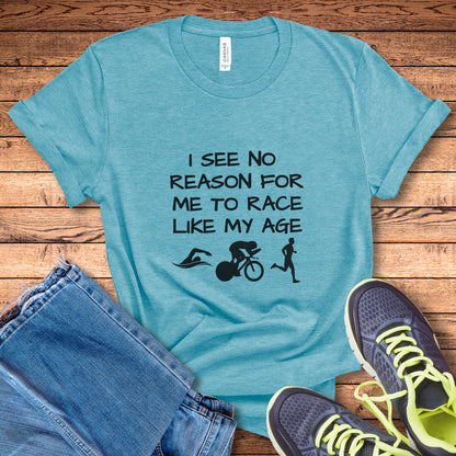 Race My Age B&W Tee