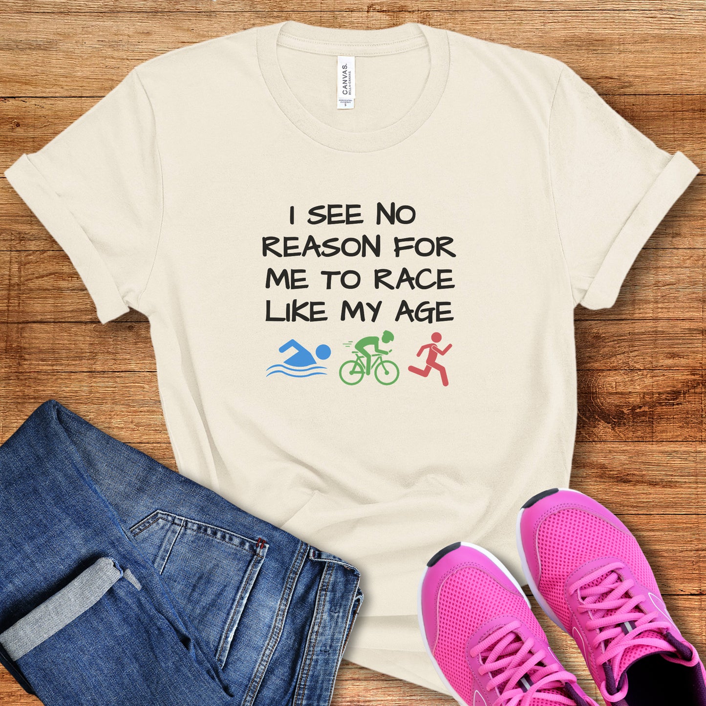 Race My Age Color Tee