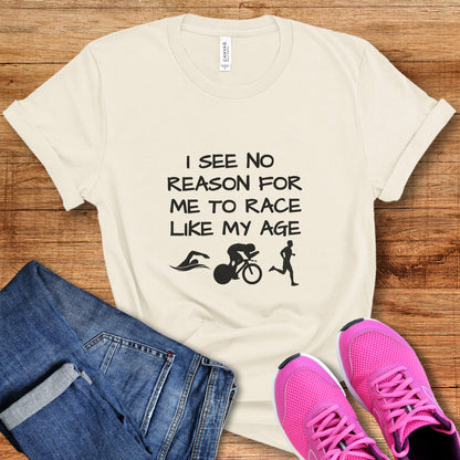 Race My Age B&W Tee