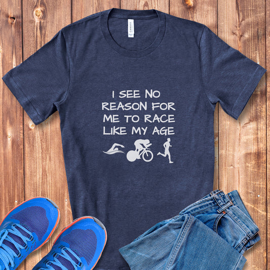 Race My Age B&W Tee