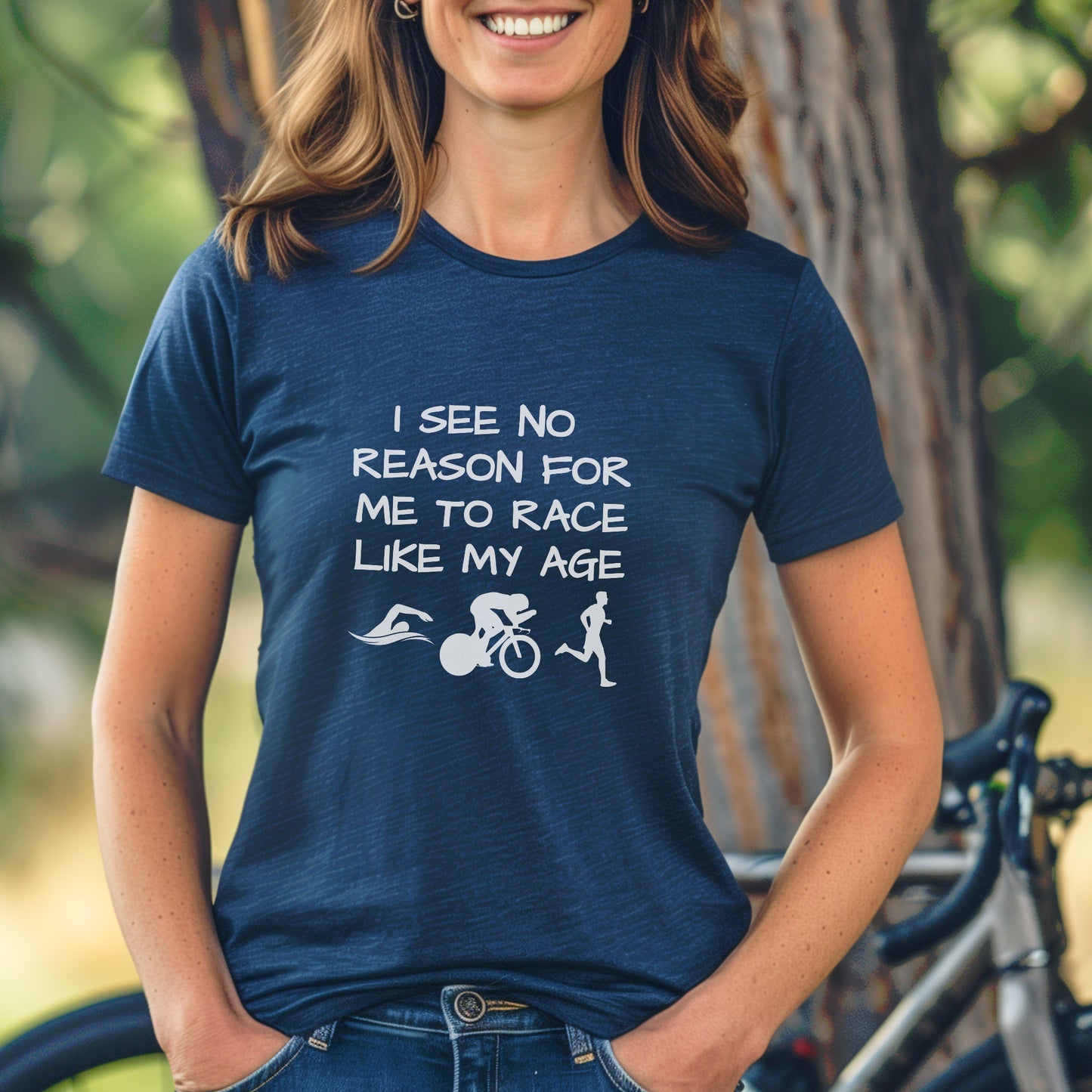 Race My Age B&W Tee