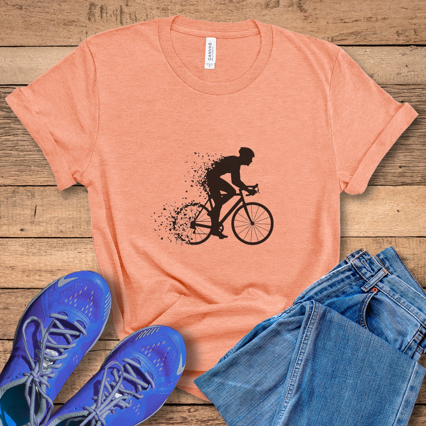 Shattered Cyclist Tee