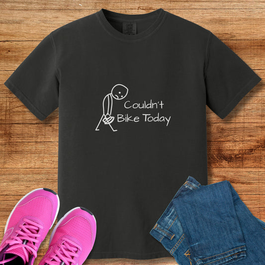 Couldn't Bike Today CC tee
