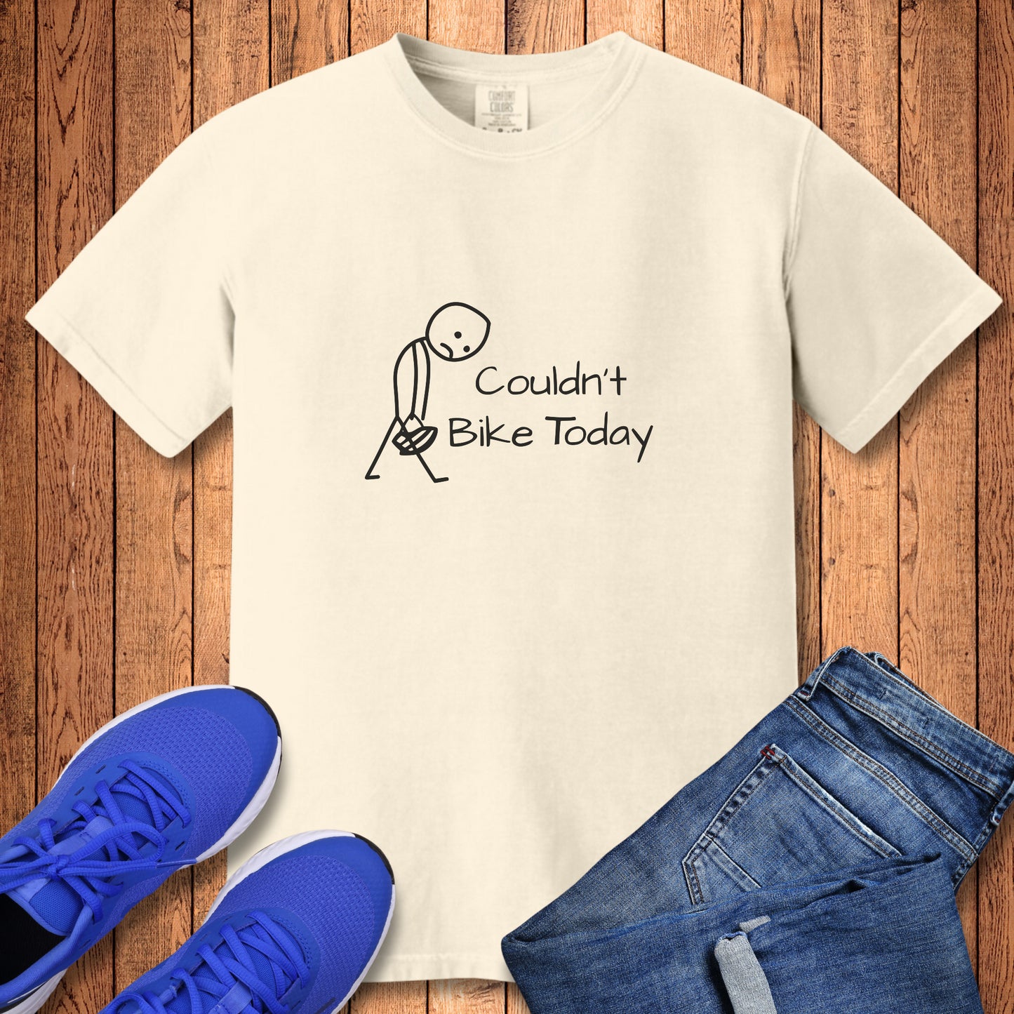 Couldn't Bike Today CC tee