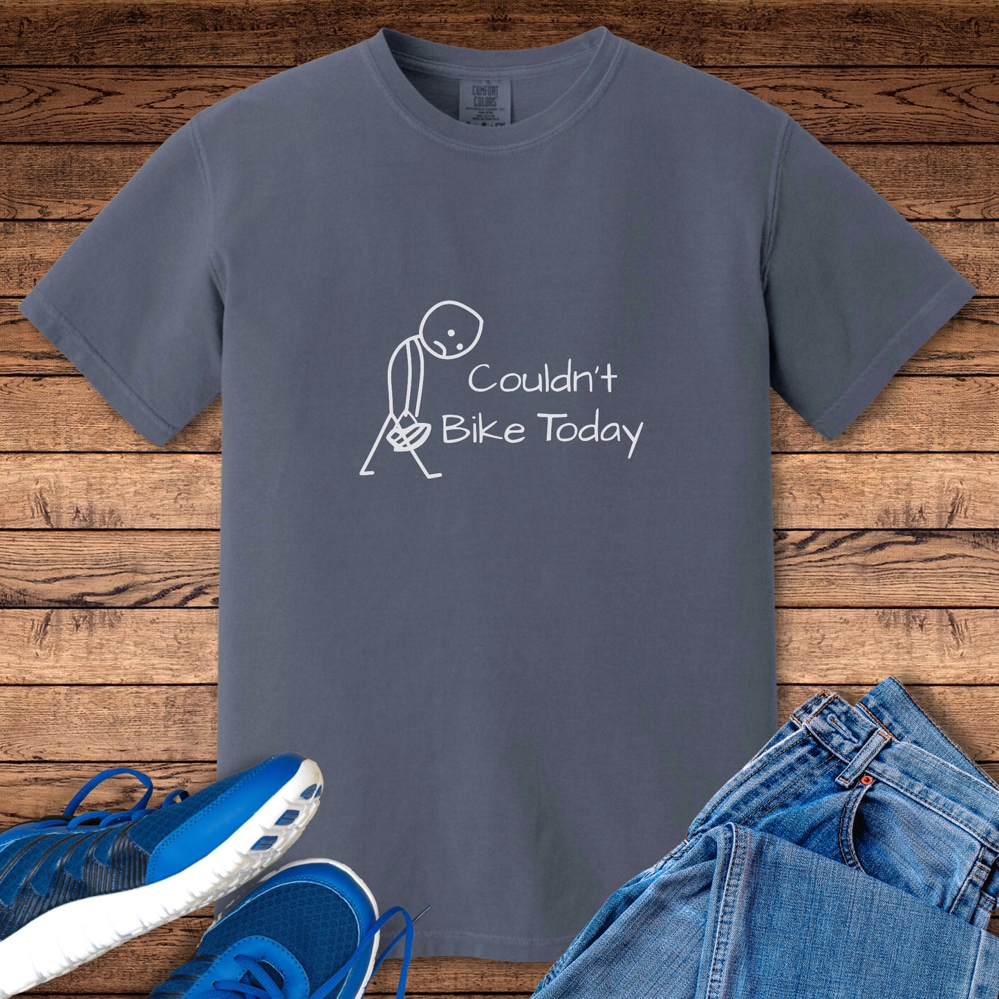 Couldn't Bike Today CC tee