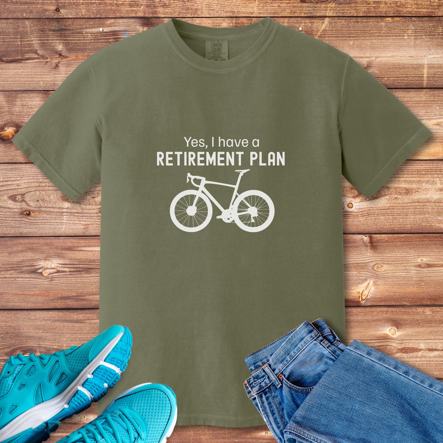 Yes - Retirement Road CC tee