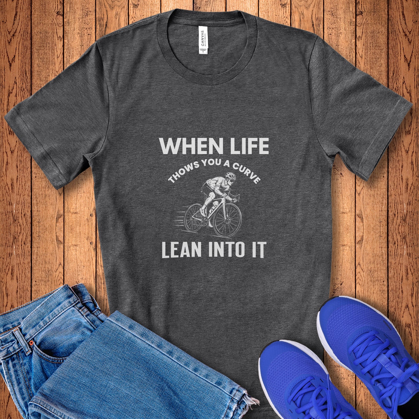 Lean Into It Male Tee