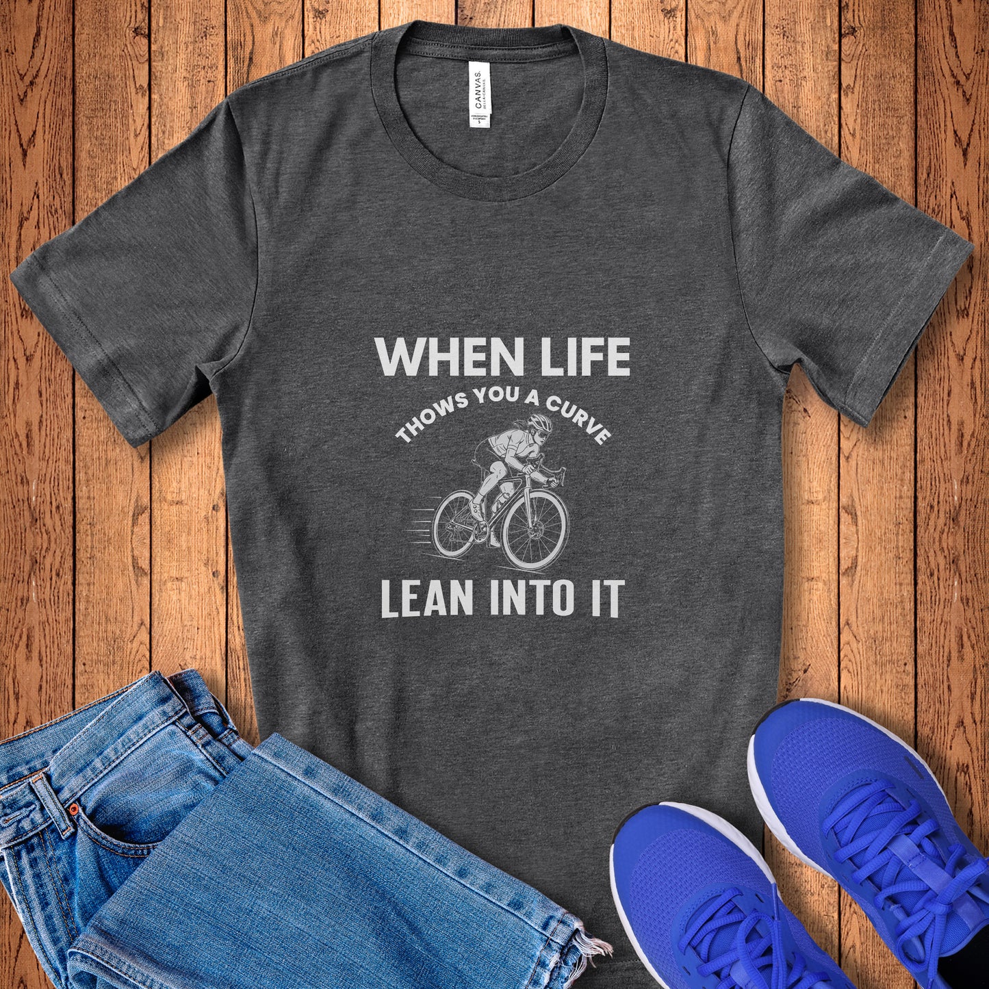 Lean Into It Female Tee