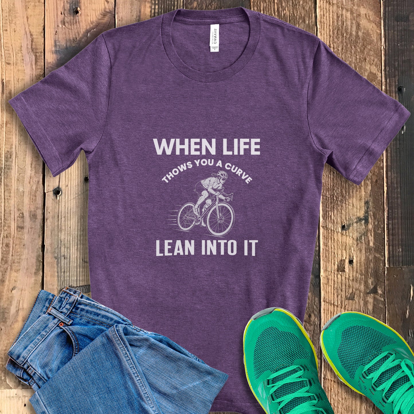 Lean Into It Female Tee