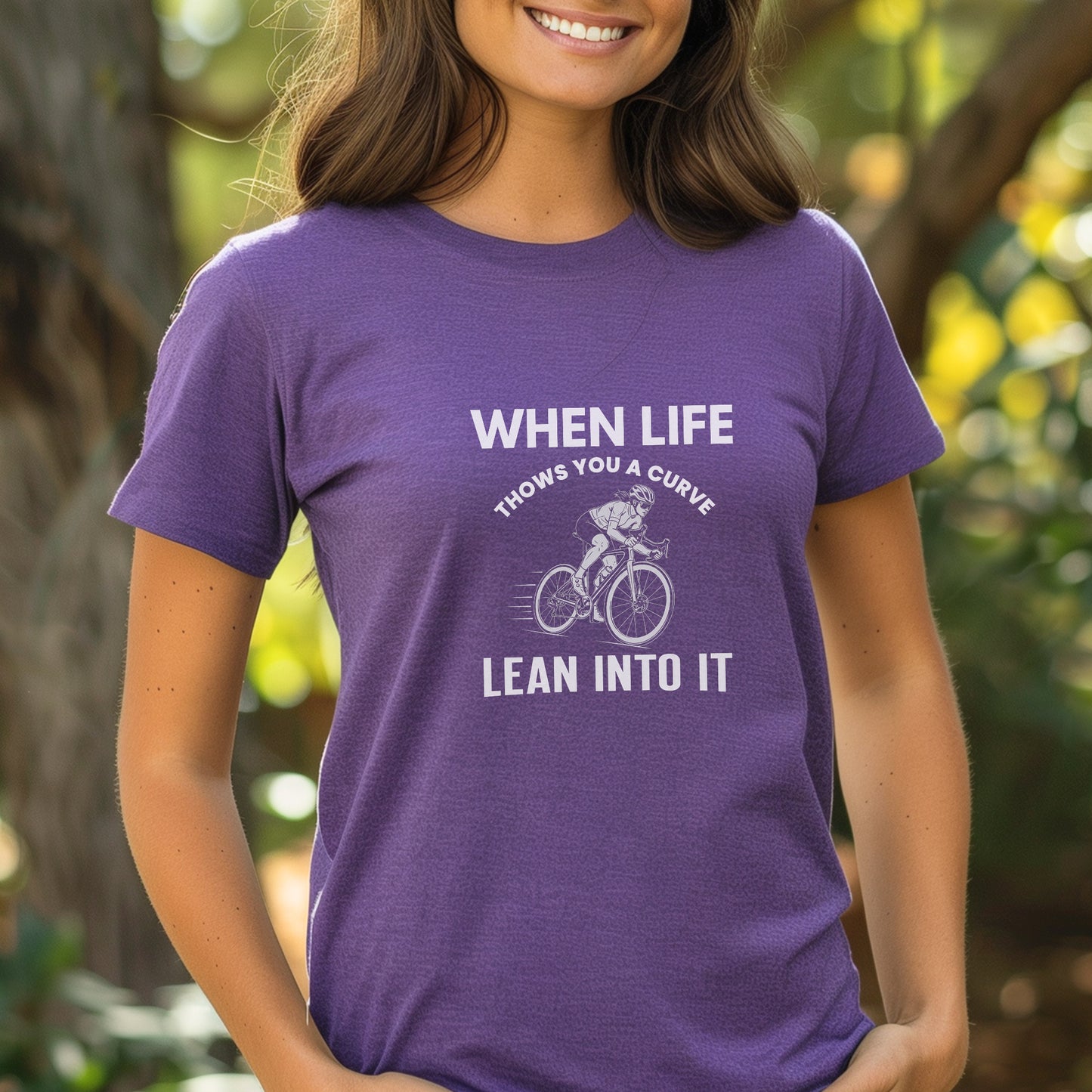 Lean Into It Female Tee