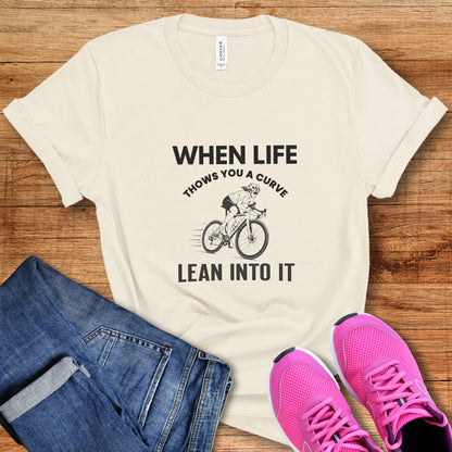 Lean Into It Female Tee