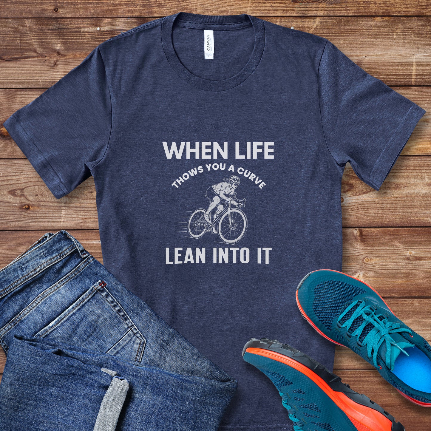 Lean Into It Female Tee