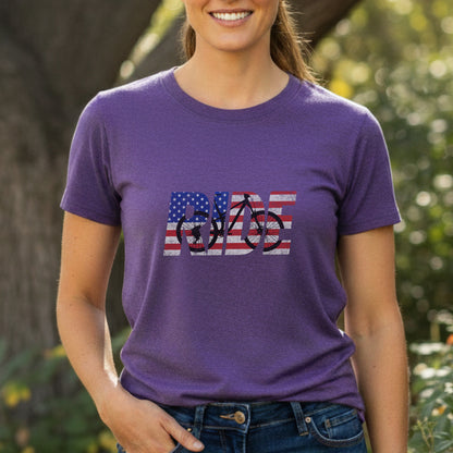 RIDE US Flag MTB Tee