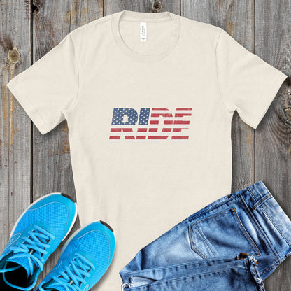 RIDE US Flag Tee
