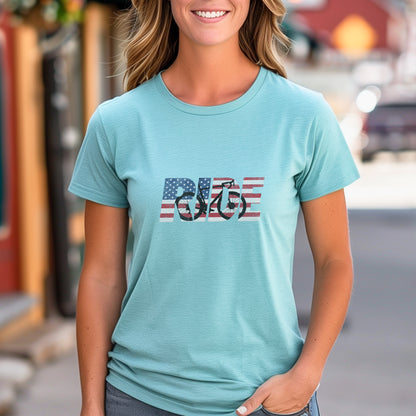 RIDE US Flag Roadie Tee