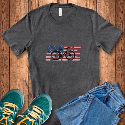 RIDE US Flag Roadie Tee