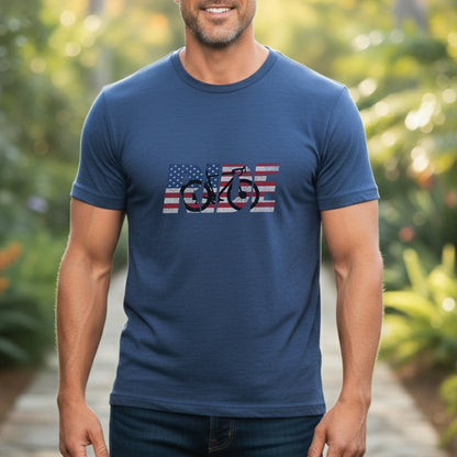 RIDE US Flag Roadie Tee