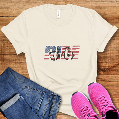 RIDE US Flag Roadie Tee