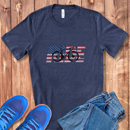 RIDE US Flag Roadie Tee