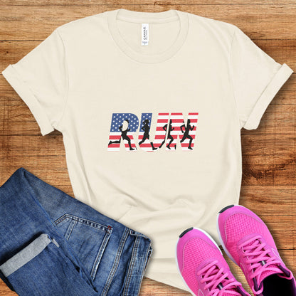 RUN US Flag Tee