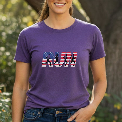 RUN US Flag Tee