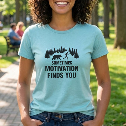 Motivation Finds You Run Tee