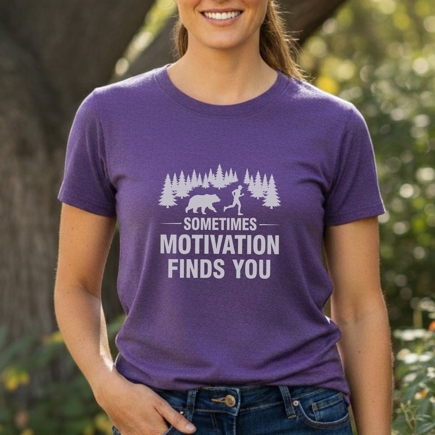 Motivation Finds You Run Tee