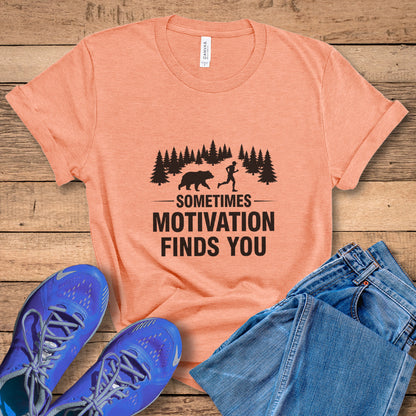 Motivation Finds You Run Tee