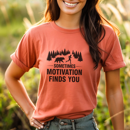 Motivation Finds You Run Tee