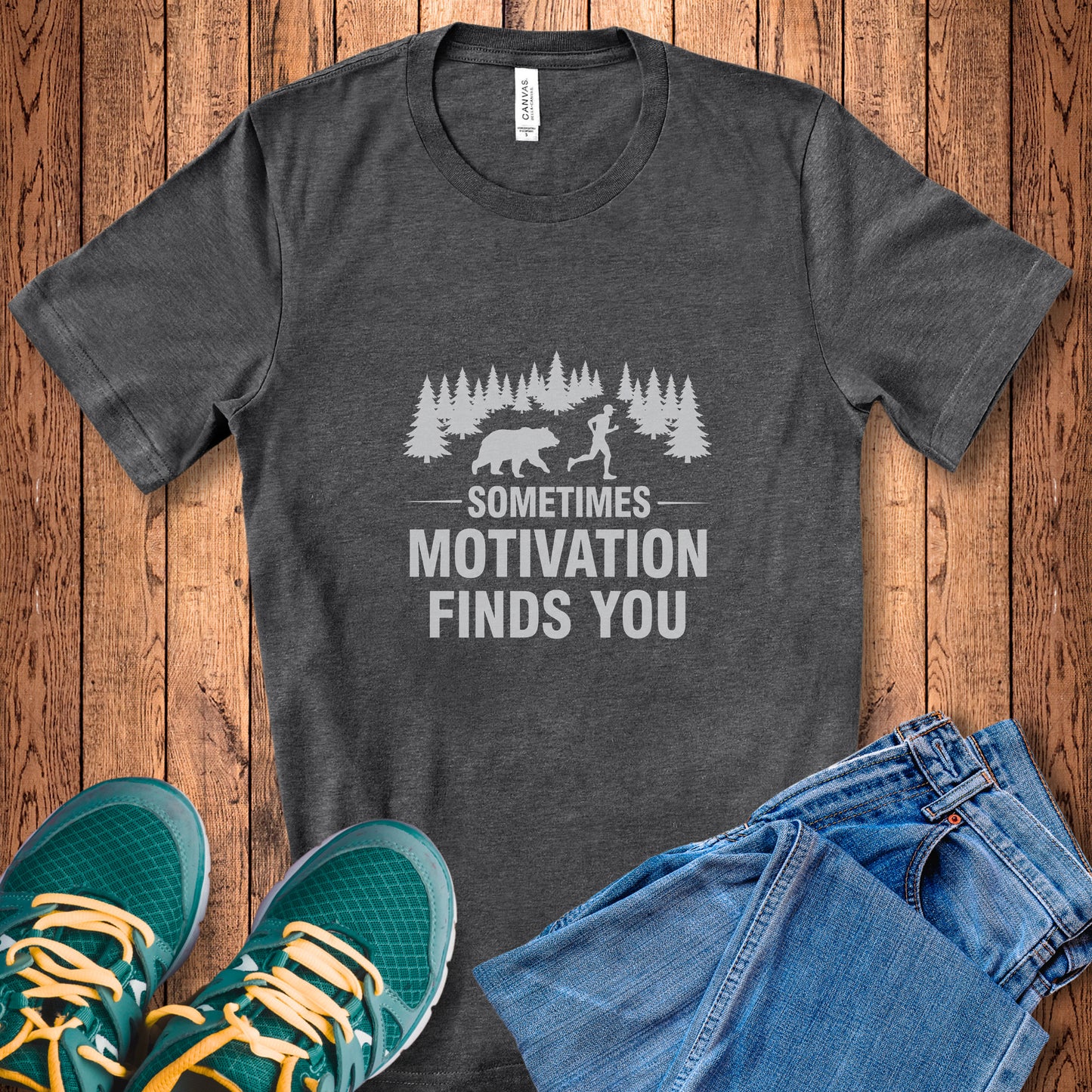Motivation Finds You Run Tee