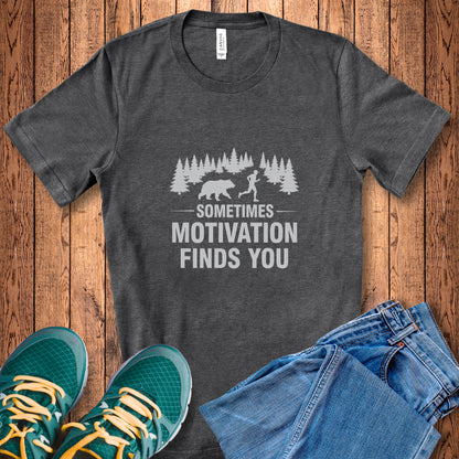 Motivation Finds You Run Tee