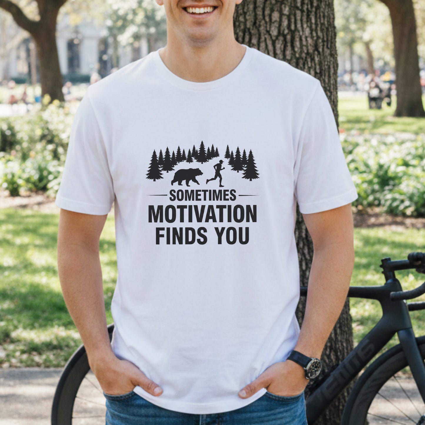 Motivation Finds You Run Tee