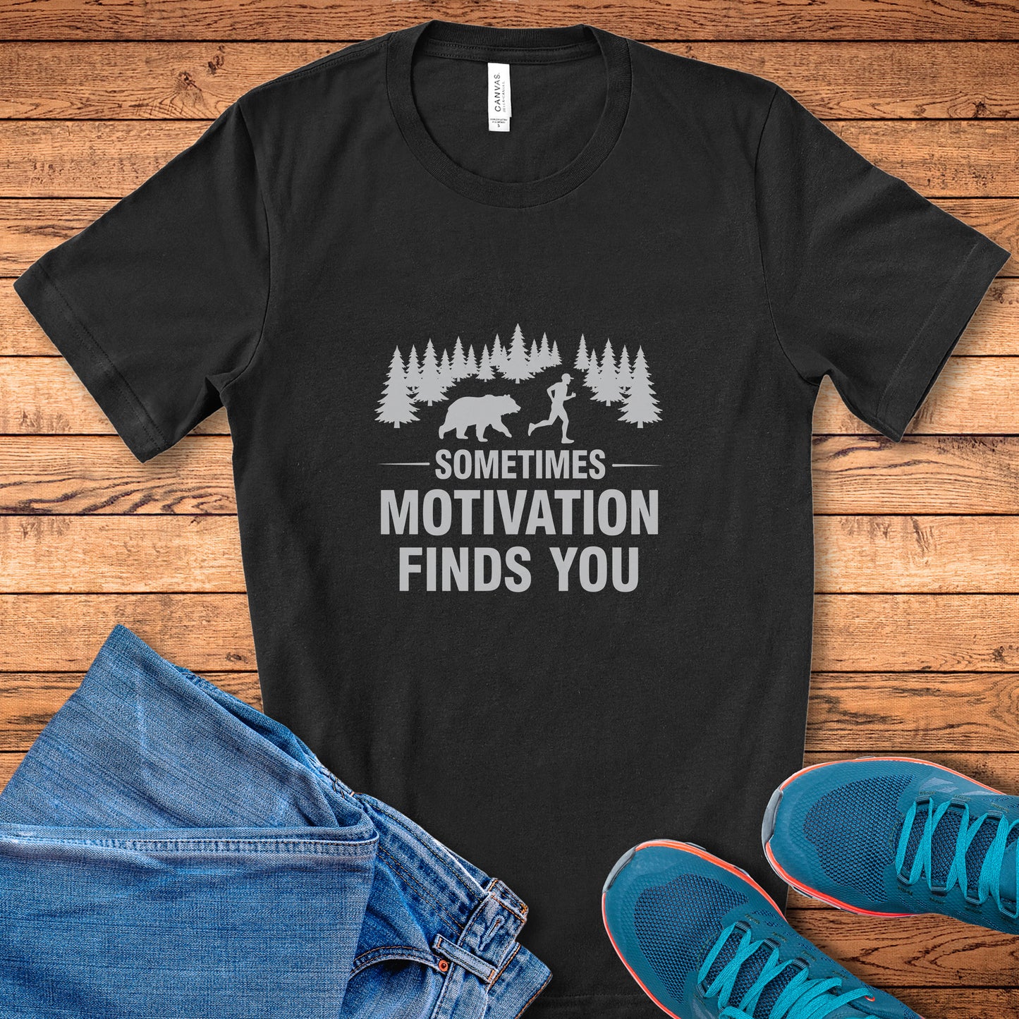 Motivation Finds You Run Tee