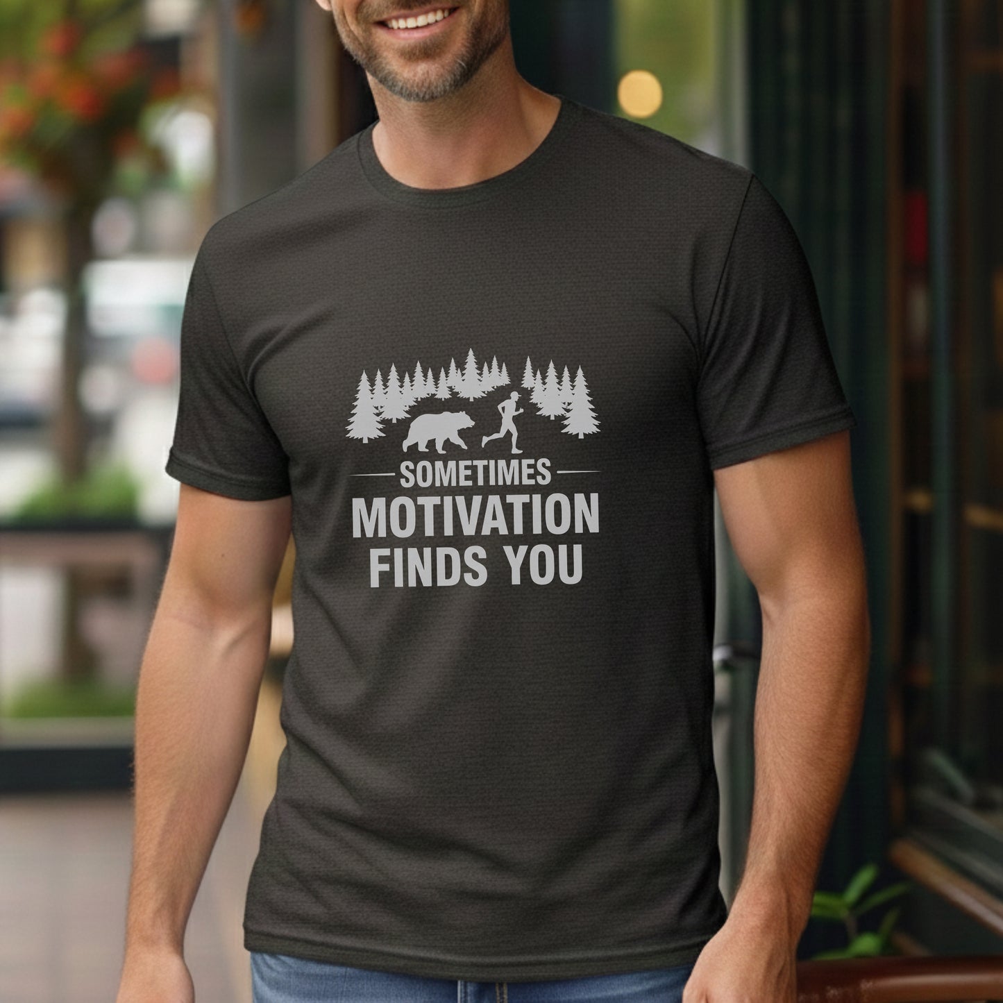 Motivation Finds You Run Tee