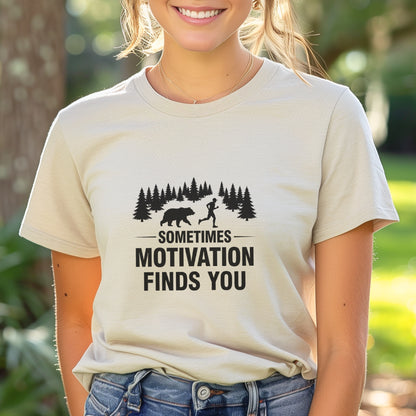 Motivation Finds You Run Tee