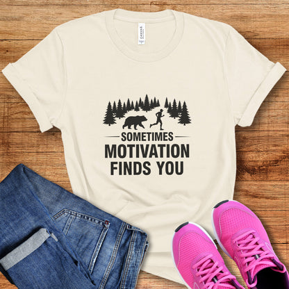 Motivation Finds You Run Tee