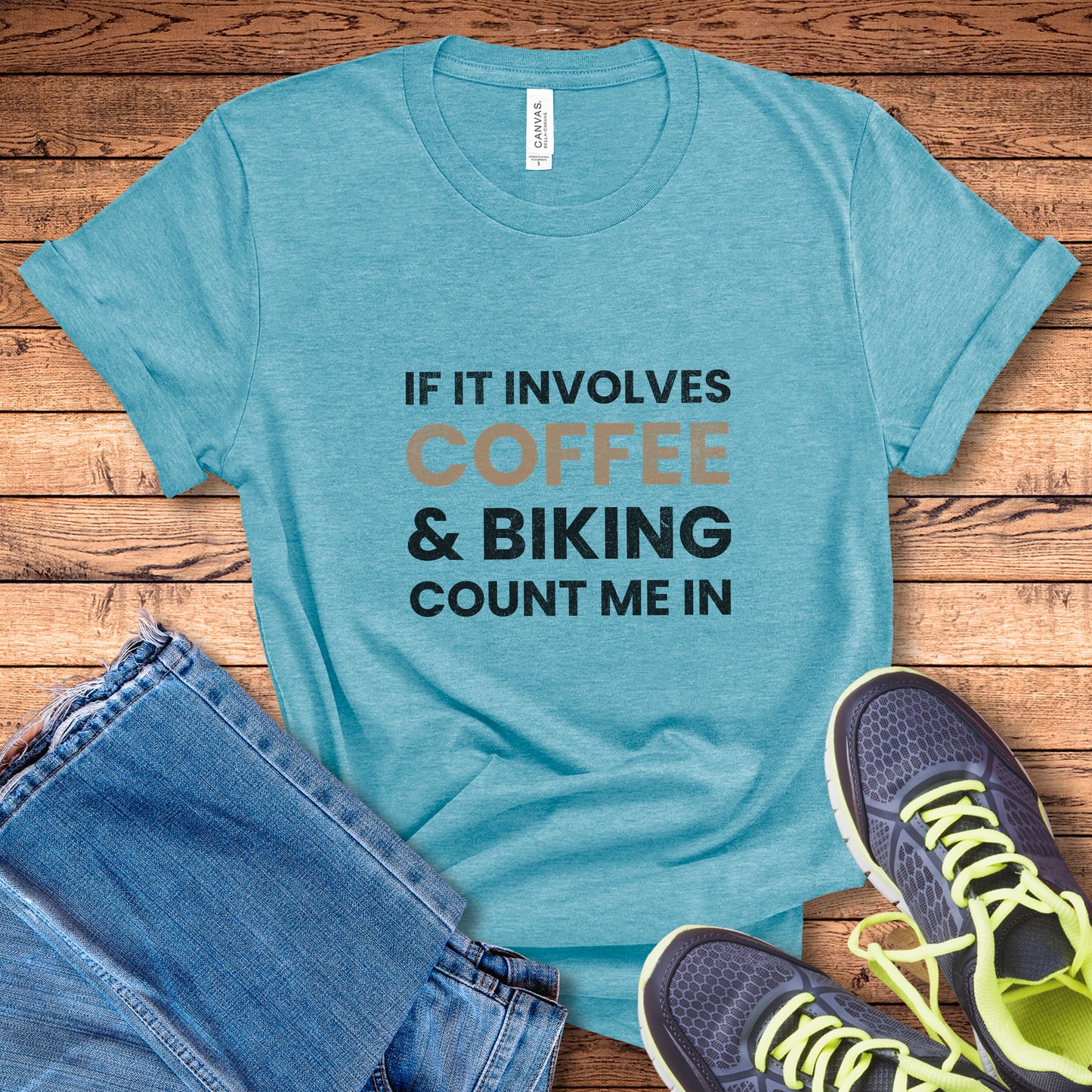 Involves Coffee & Biking Tee