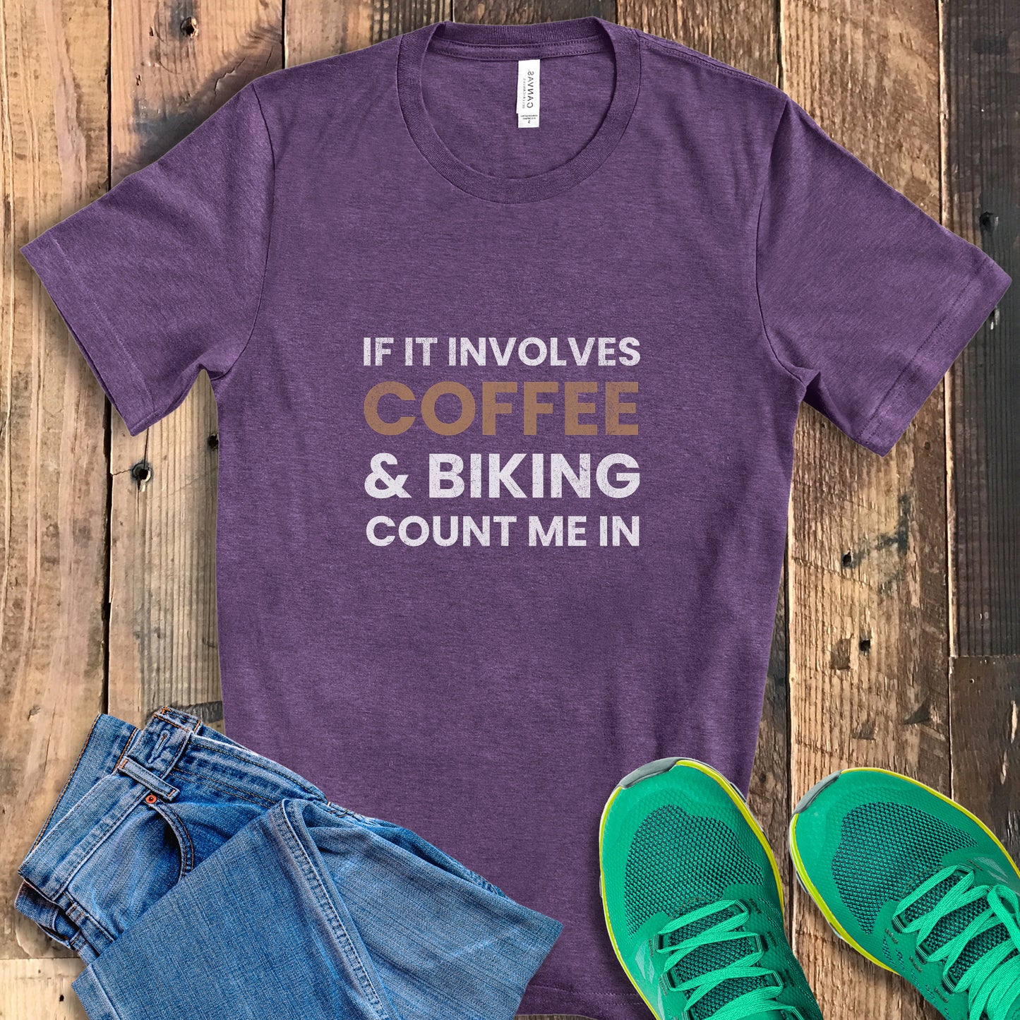 Involves Coffee & Biking Tee