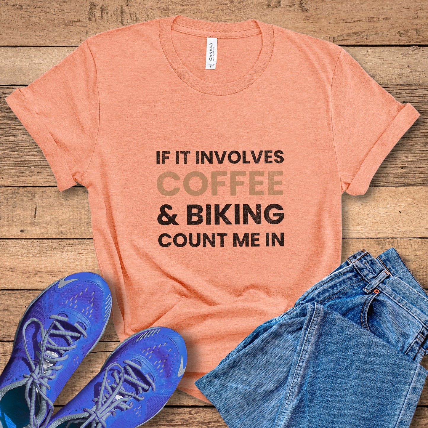 Involves Coffee & Biking Tee