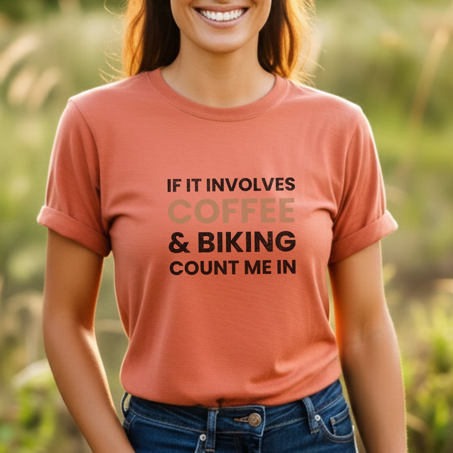 Involves Coffee & Biking Tee