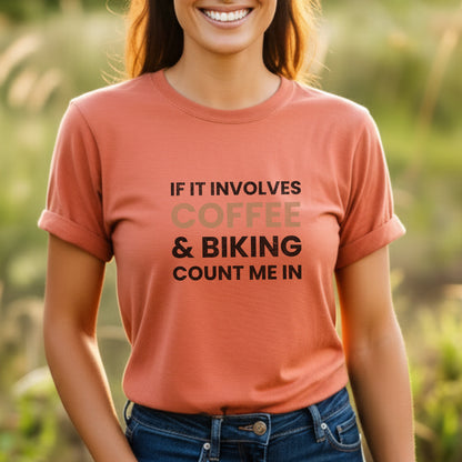 Involves Coffee & Biking Tee