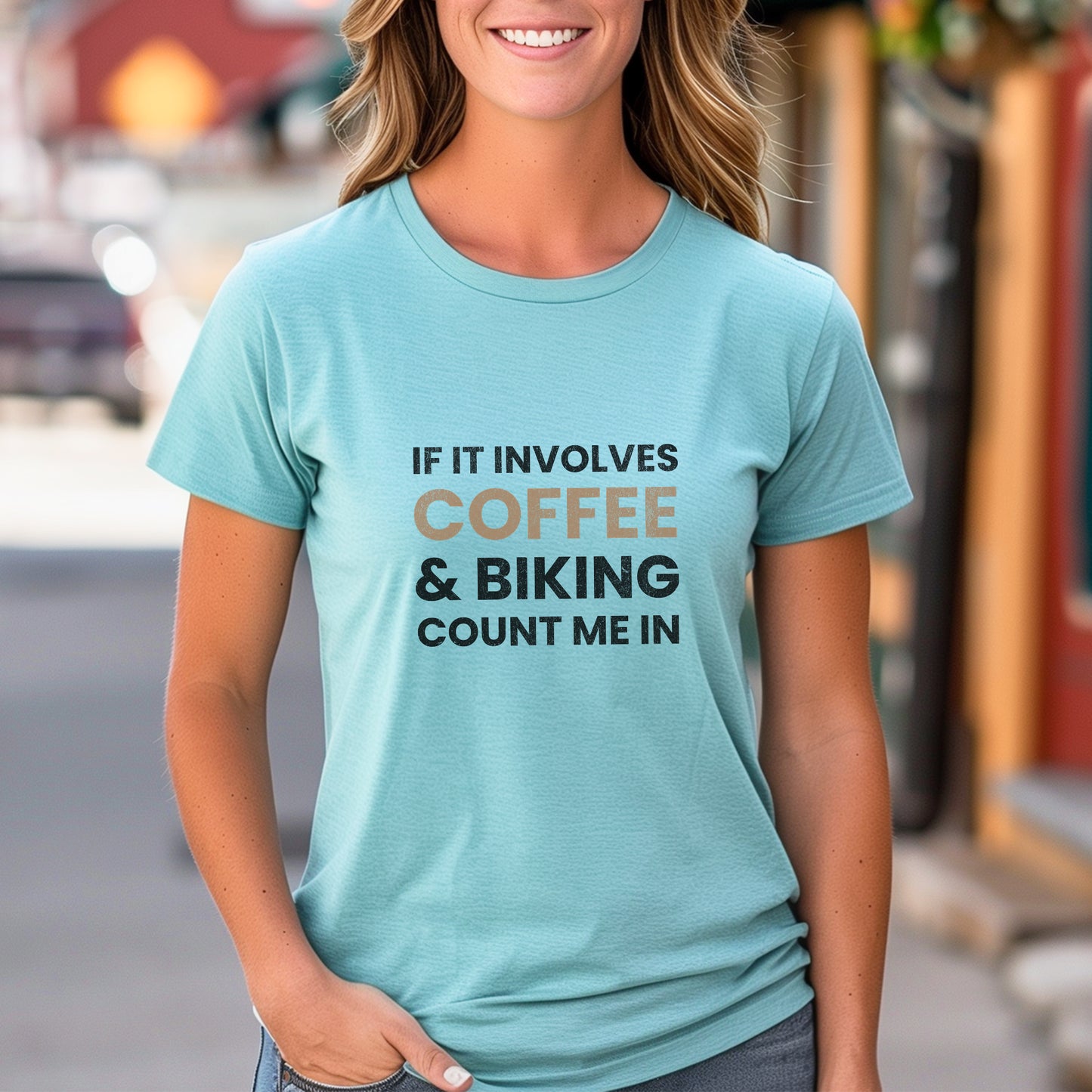 Involves Coffee & Biking Tee