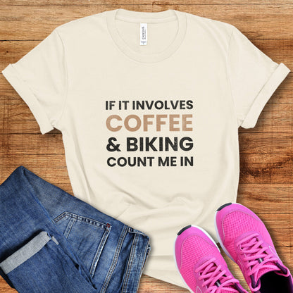 Involves Coffee & Biking Tee