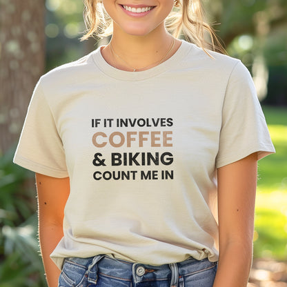 Involves Coffee & Biking Tee