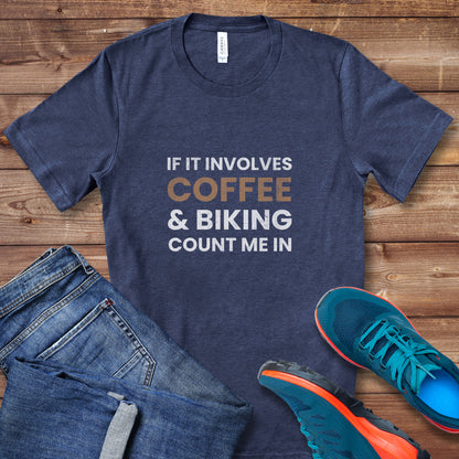 Involves Coffee & Biking Tee