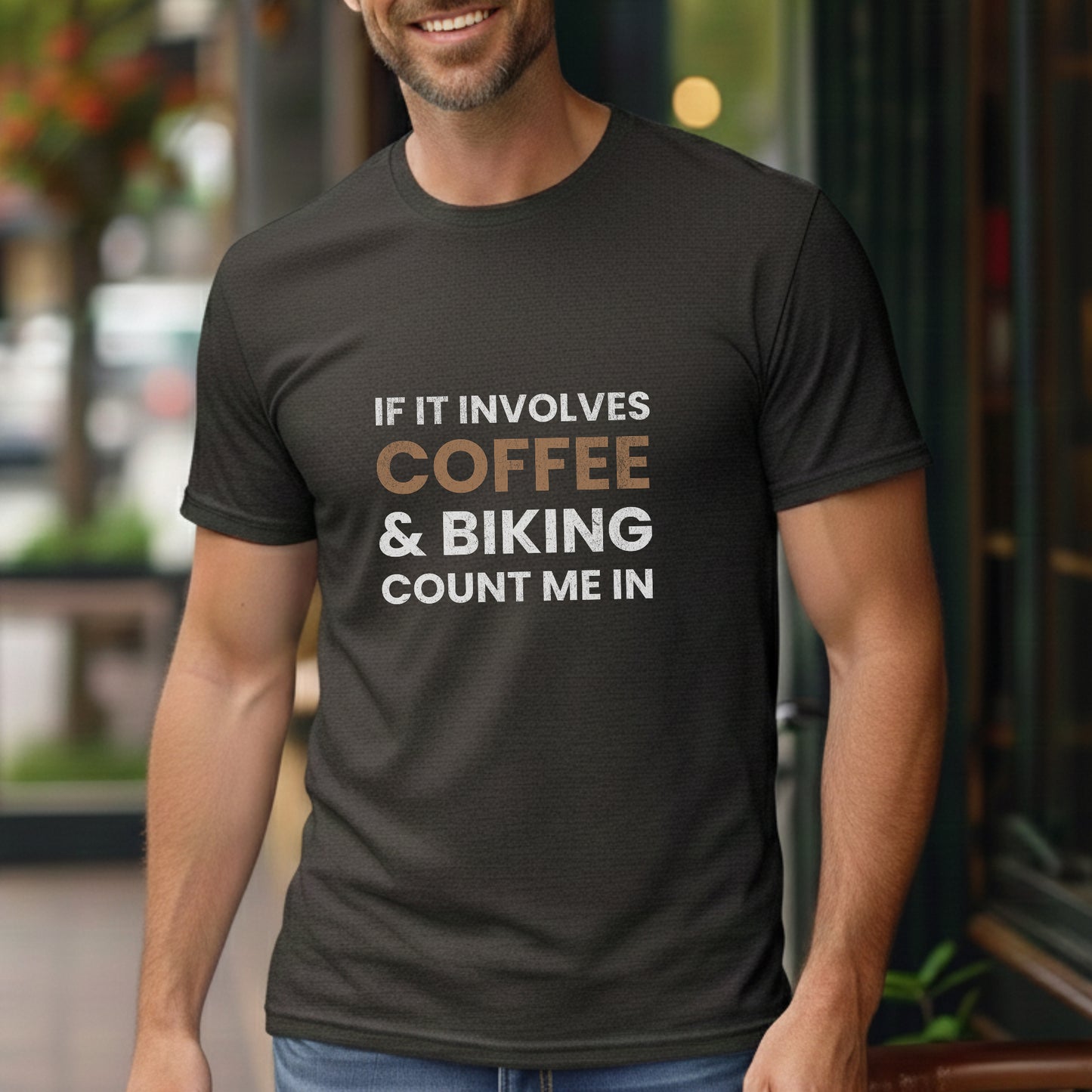 Involves Coffee & Biking Tee
