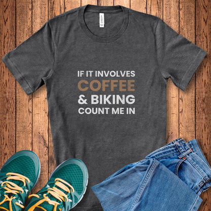 Involves Coffee & Biking Tee