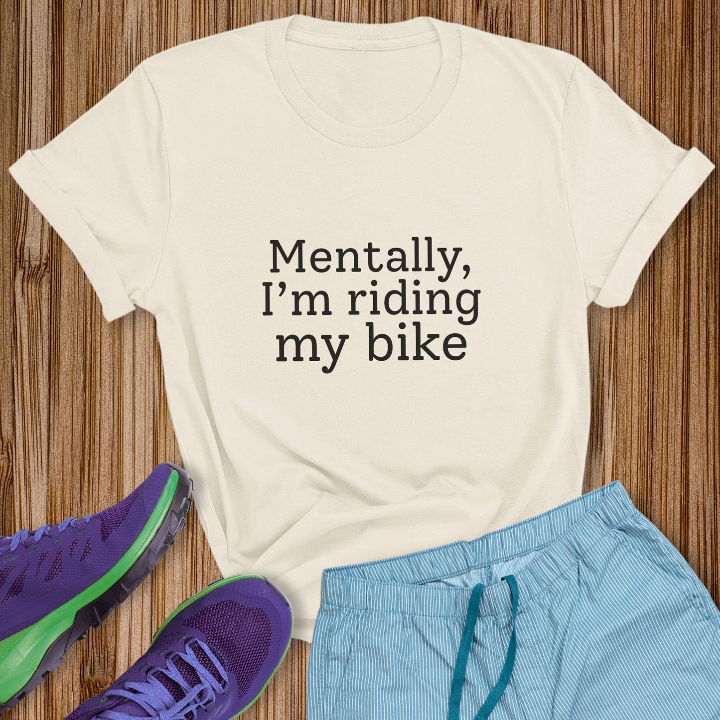 Mentally, Riding Tee