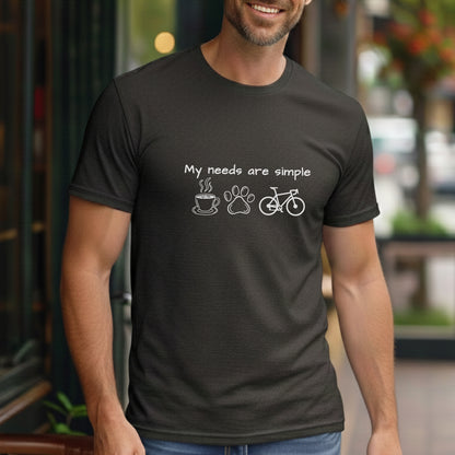 Needs Are Simple Dog Tee